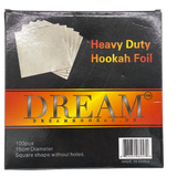 Dream Heavy Duty Hookah Foil 15cm Square 100pcs Sheet