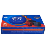 Coco Nara Coconut Shell Hookah Charcoal - 20pcs