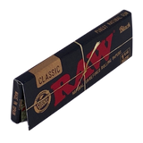RAW Black 1 1/4 Rolling Papers