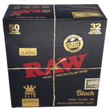 RAW Black Kingsize Slim Rolling Papers