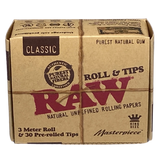 RAW Classic Masterpiece Kingsize Rolls + Tips