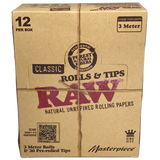 RAW Classic Masterpiece Kingsize Rolls + Tips