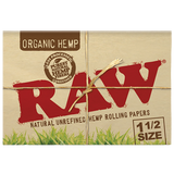RAW Organic Hemp 1 1/2 Rolling Papers