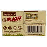 RAW Organic Hemp Single Wide Double Feed