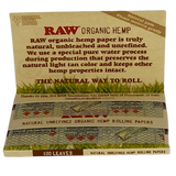 RAW Organic Hemp Single Wide Double Feed