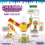 OOZE Cranium Silicone Glass Water Pipe & Nectar Collector