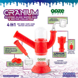 OOZE Cranium Silicone Glass Water Pipe & Nectar Collector