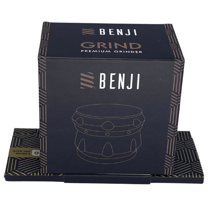 Benji Grind - Premium Aluminum Grinder + Papers + Tips