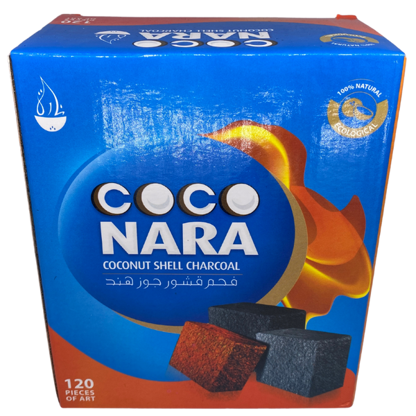 Coco Nara Coconut Shell Hookah Charcoal - 120pcs