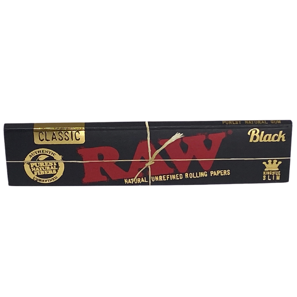 RAW Black Kingsize Slim Rolling Papers