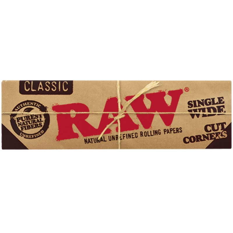 RAW Classic Single Wide Cut Corners – The Smoke Father