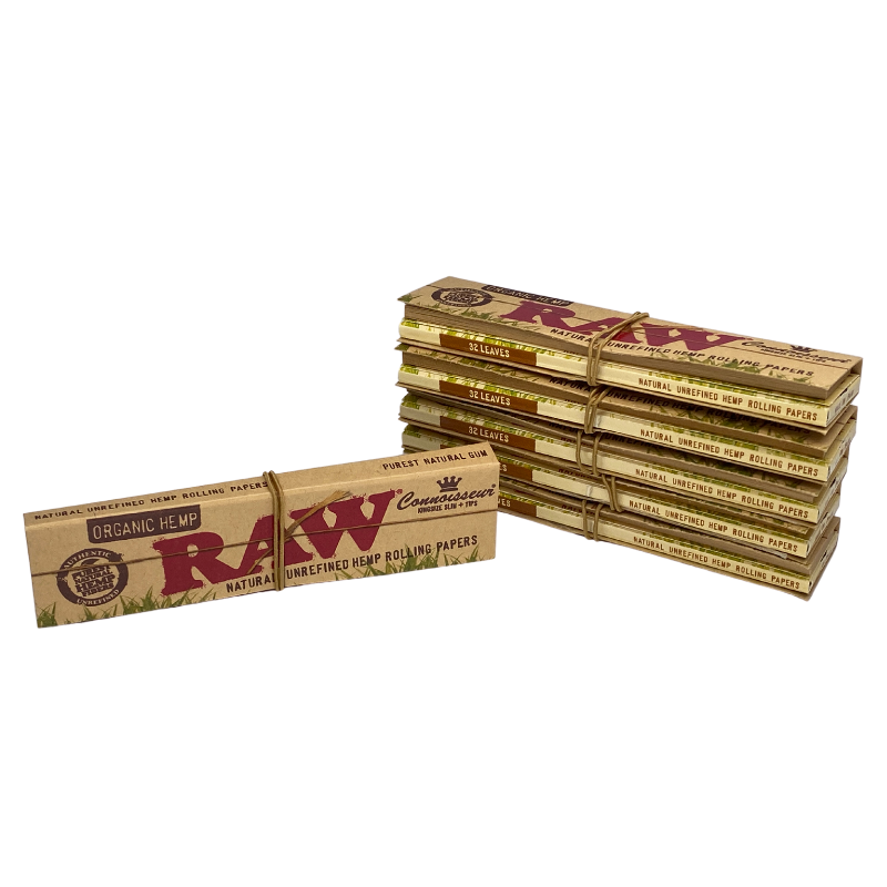 RAW Organic Hemp Connoisseur Kingsize Slim
