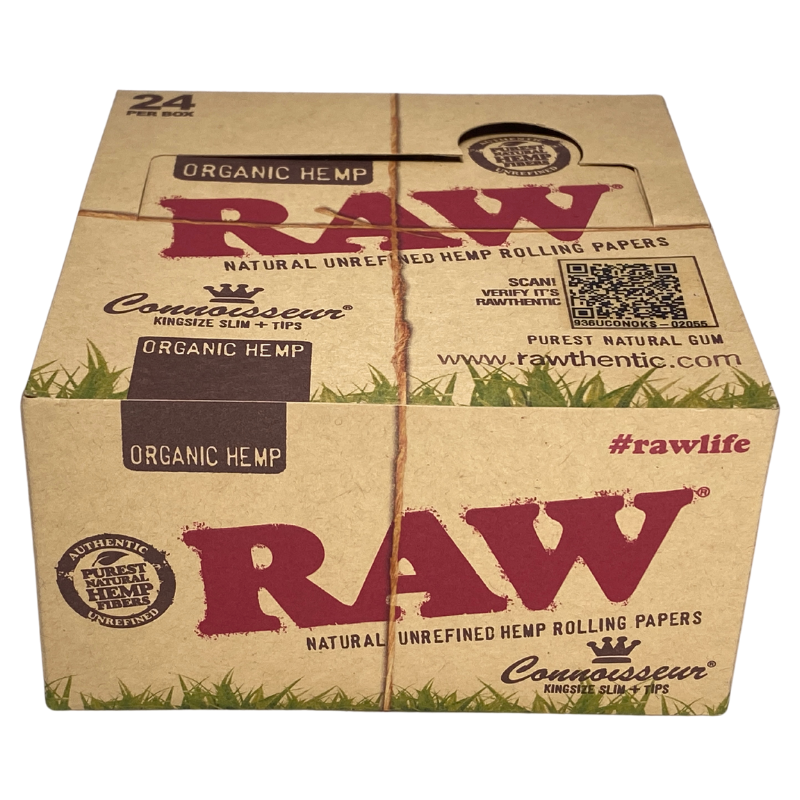 RAW Organic Hemp Connoisseur Kingsize Slim