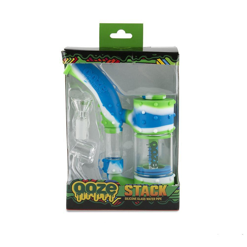 OOZE Stack Pipe Silicone Bubbler - Bong & Rig